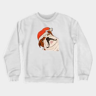 santa dog Crewneck Sweatshirt